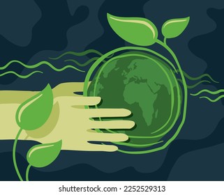 Save Earth - Environmental, Social and Corporate governance. Collective conscientiousness for social and environmental factors