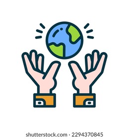 guarda el icono de la tierra para tu sitio web, móvil, presentación y diseño de logotipo.
