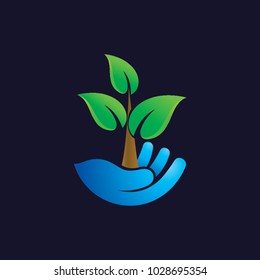 Save The Earth Logo Icon