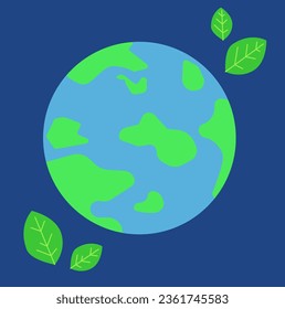 Save Earth, love our Earth Be kind for Earth vector 