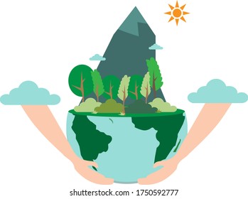 Save The Earth Love The World Create Eco Planet