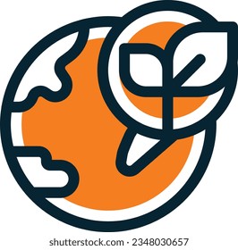 Save Earth Mixed Icon - Single Icon, Vector