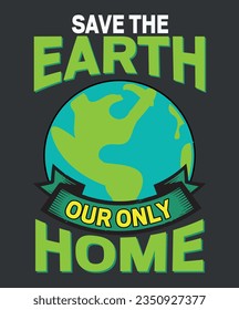 Retten Sie die Erde - unser einziges Home-Shirt-Design