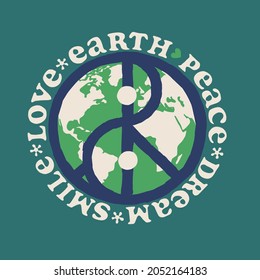 SAVE EARTH SAVE THE PLANET VECTOR ILLUSTRATION