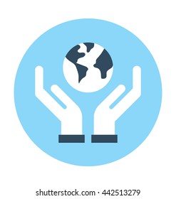 Save The Earth Vector Icon