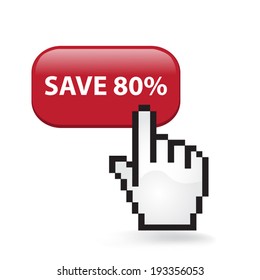 Save Eighty Percent Button