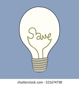 Save the Electricity Light Bulb, Save Energy Efficiency