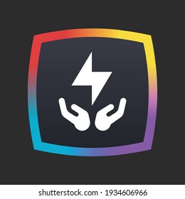 Save Energy - App Icon Button