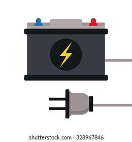 Save energy concept with eco icons design, vector illustration 10 eps graphic.