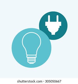 Save Energy digital design, vector illustration 10 eps graphic
