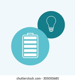 Save Energy digital design, vector illustration 10 eps graphic