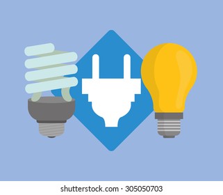 Save Energy digital design, vector illustration 10 eps graphic