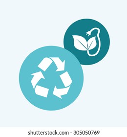 Save Energy digital design, vector illustration 10 eps graphic
