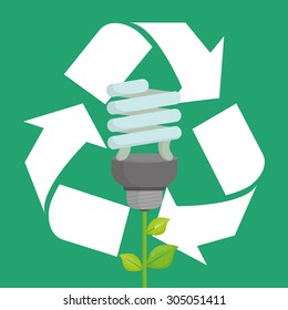 Save Energy digital design, vector illustration 10 eps graphic