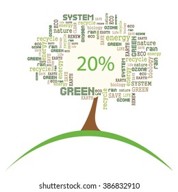 save energy and save earth for 20%