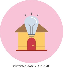 Save Energy Flat Vector Icon Design