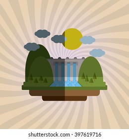 Save Energy icon design, Vector illustration