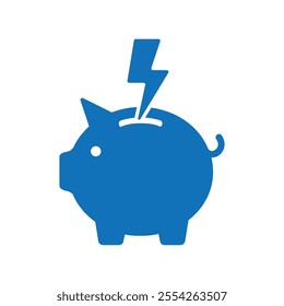 Save energy Icon. EPS 10