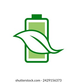 Icono de Ahorrar energía. Vector de símbolo de ahorro de energía