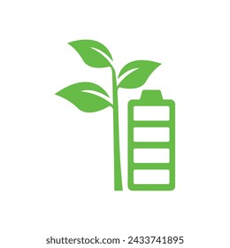Save energy icon. Energy saving symbol vector
