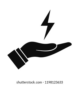Save energy icon. Simple illustration of save energy vector icon for web design isolated on white background