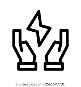 Save Energy Icon Vector Symbol Design Illustration