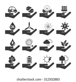 save energy icons