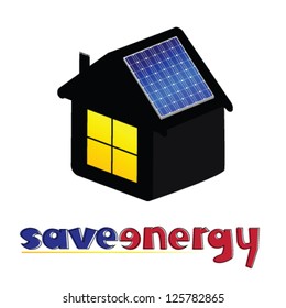 save energy vector illustration