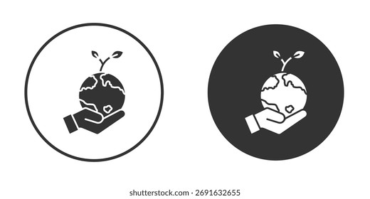 Guardar Icono de entorno ilustraciones planas. Arte vectorial.