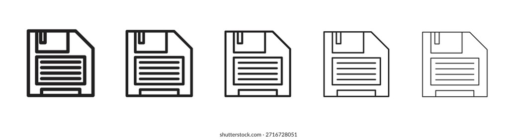 Salvar design de ícone de arquivo, logotipo, aplicativo, UI. Ilustração vetorial, EPS