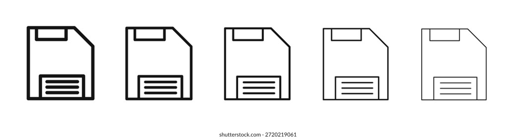 Salvar design de ícone de arquivo, logotipo, aplicativo, UI. Ilustração vetorial, EPS