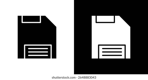 Save file icon of a flat style vector