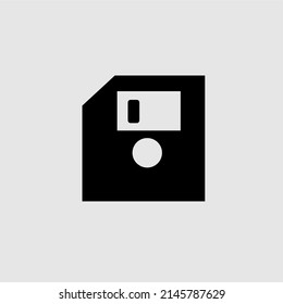 save file icon for poster or book illustration, A simple flat vector design