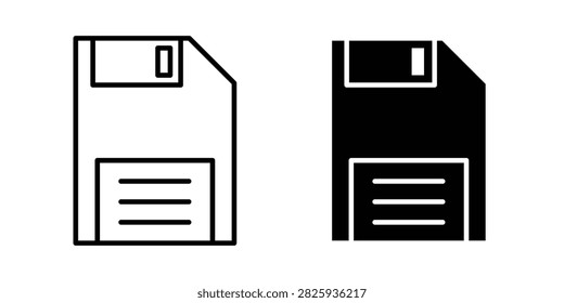 Save file icon simple illustrations collection