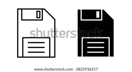 Save file icon simple illustrations collection