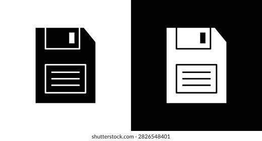 Save file icon thin line pictogram pack. EPS10