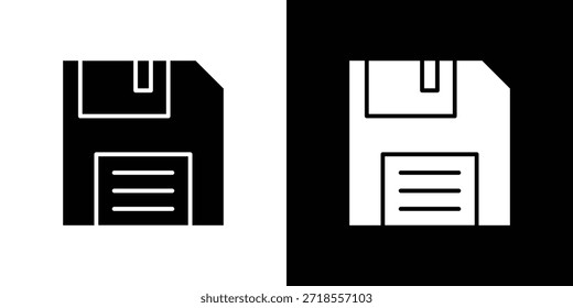 Salvar ícone de arquivo ilustração vetorial - ícones de vetor de estilo preto de alta qualidade