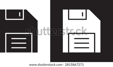 Save file icon vector set collection for web..