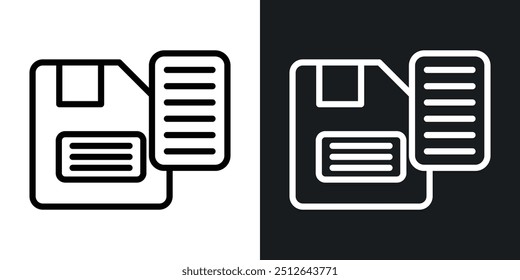 Salvar coleção de vetores de ícone com estrutura de tópicos de arquivo.