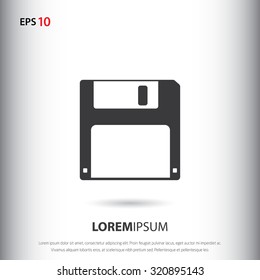 Save floppy disk icon for web and mobile