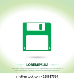 Save floppy disk icon for web and mobile