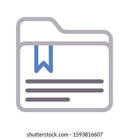 save folder vector color line icon 