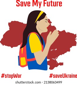 Retten Sie die Zukunft der Kinder in der Ukraine, beenden Sie den Krieg.