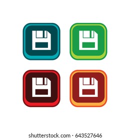 save game color icon button game asset menu