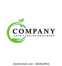 save green logo design idea. logo for green leaf company energy and other