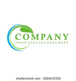 save green logo design idea. logo for green leaf company energy and other