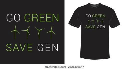 Guardar verde, camiseta, Imagen, diseño