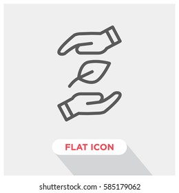 Save green vector icon
