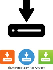 Save to hard drive icon