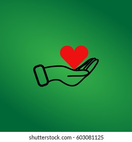 Save health flat icon